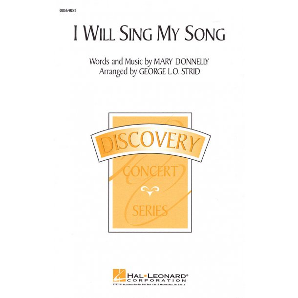 I Will Sing My Song