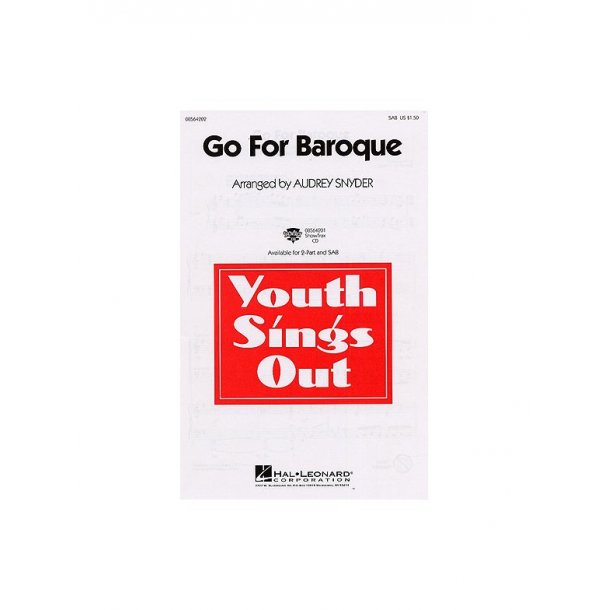 Go For Baroque (Arr. Audrey Snyder)- SAB