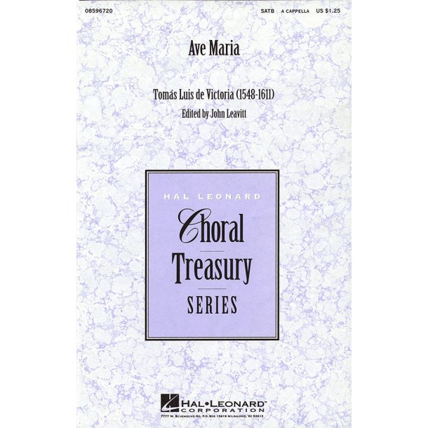 Ave Maria : SATB a cappella