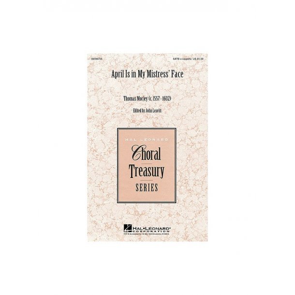 Morley Ed Levitt Aprl Mstrs Fce Satb