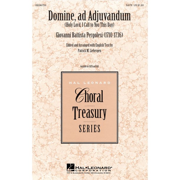 Domine, ad Adjuvandum : Holy Lord, I Call to You This Day