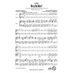 PURCELL HENRY WEEP NO MORE! (LIEBERGEN) 2-PART CHOIR/PIANO CHORAL
