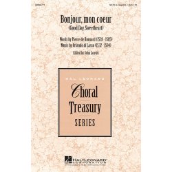 Lasso Bonjour Mon Coeur Good Day Sweetheart (Leavitt John) Satb Choral