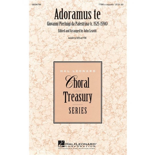 Giovanni Pierluigi da Palestrina: Adoramus Te (TTBB)