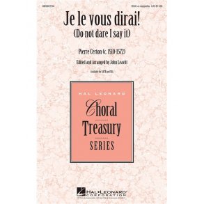 Certon Je Le Vous Dirai Leavitt Ssa