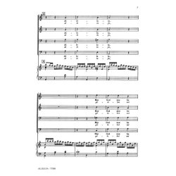 BACH JS ALLELUIA FROM CANTATA 142 (ARR EHRET WALTER) TTBB CHORAL