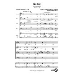 VICTORIA TOMAS LUIS DE O VOS OMNES (ED LEAVITT JOHN) SATB CHOR SHEET
