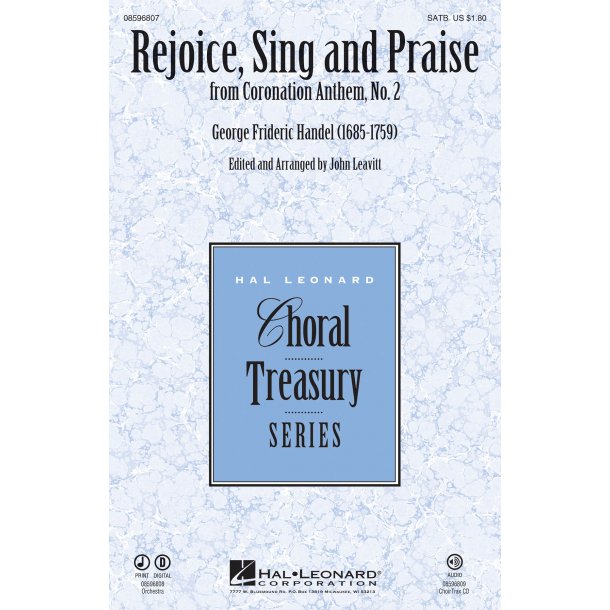 Rejoice, Sing and Praise : from Coronation Anthem, No. 2