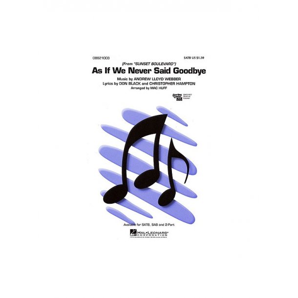 As If We Never Said Goodbye