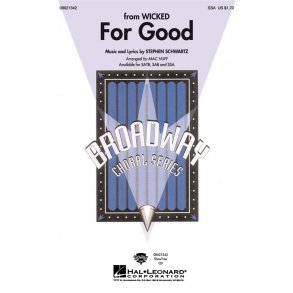 Stephen Schwartz: For Good (Wicked) (SSA)