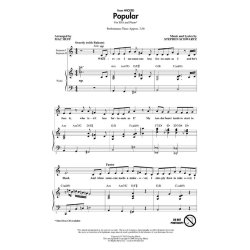 Stephen Schwartz: Popular (Wicked) (SSA)