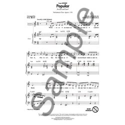 Stephen Schwartz: Popular (Wicked) (SSA)