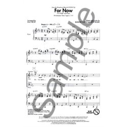 Lopez/Marx: For Now (Avenue Q) (SATB)