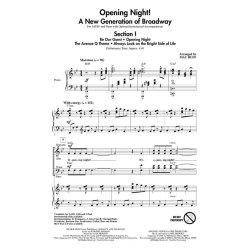 Opening Night A New Generation Of Broadway (Arr Huff Mac) Satb Choral