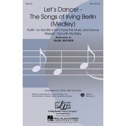 BERLIN LET'S DANCE SONGS OF IRVING BERLIN MEDLEY (BRYMER M) SATB CHOR