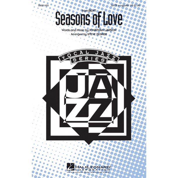 Jonathan Larson: Seasons of Love - SATB