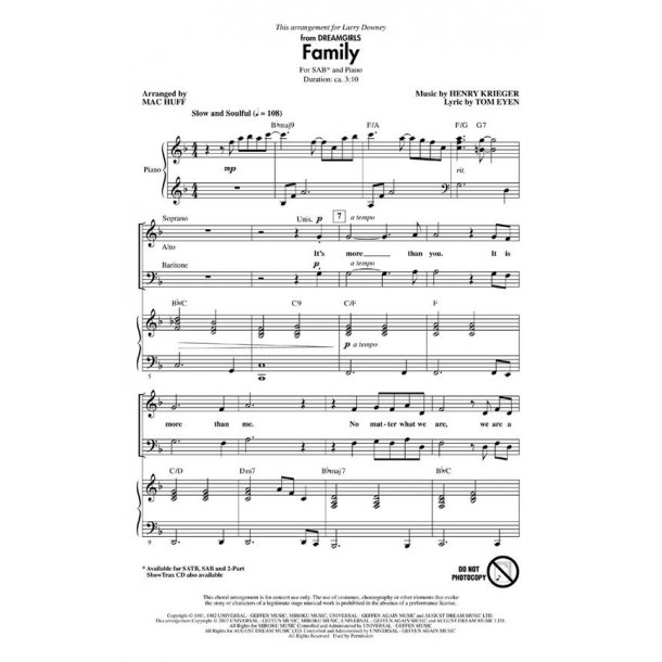 Family from Dreamgirls