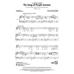 Duncan Sheik: The Song Of Purple Summer (Arr. Brymer) (SATB)