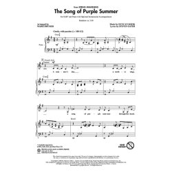 Duncan Sheik: The Song Of Purple Summer (Arr. Brymer) (SAB)