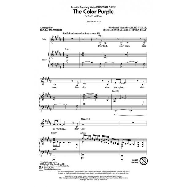The Color Purple : from The Color Purple