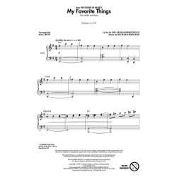 Rodgers/Hammerstein My Favorite Things (Arr Huff Mac) Satb Choral