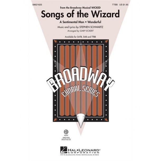 SONGS OF THE WIZARD WICKED TTBB CHOR