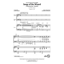 SONGS OF THE WIZARD WICKED TTBB CHOR