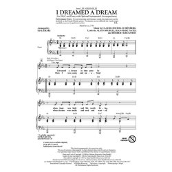 BOUBLIL/SCHONBERG I DREAMED A DREAM LES MISERABLES (LOJESKI) SSA CHOR