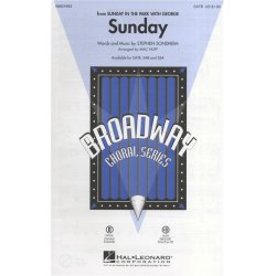 Stephen Sondheim: Sunday (Sunday In The Park With George) - SATB