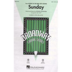 Stephen Sondheim: Sunday (Sunday In The Park With George) - SAB