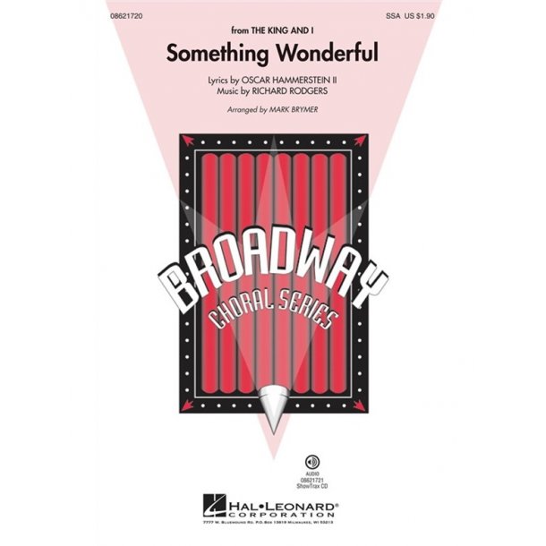 RODGERS/HAMMERSTEIN SOMETHING WONDERFUL KING AND I (BRYMER MARK) SSA