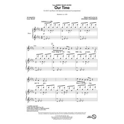 SONDHEIM OUR TIME FROM MERRILY WE ROLL ALONG (ARR HUFF MAC) SSA CHORAL