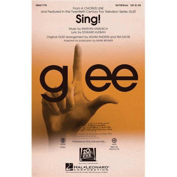 HAMLISCH/KLEBAN SING FROM A CHORUS LINE (BRYMER M) SATB CHORUS & SOLO