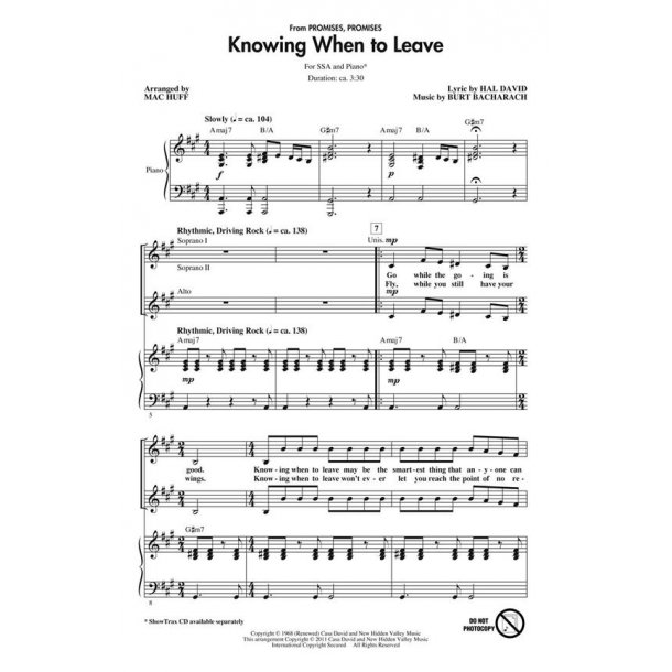 Knowing When to Leave : from Promises, Promises