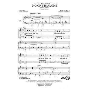 Stephen Sondheim: No One Is Alone (Arr. Brymer) (SSA)
