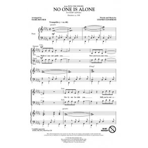 Stephen Sondheim: No One Is Alone (Arr. Brymer) (ShowTrax CD)