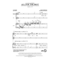 Schwartz Stephen All For The Best From Godspell (Huff Mac) Ssa Choral