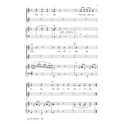Schwartz Stephen All For The Best From Godspell (Huff Mac) Ssa Choral