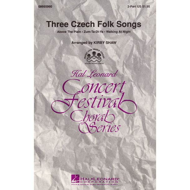 Three Czech Folk Songs (Collection)