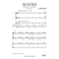 Ogo ni fun Oluwa! : Glory to God in the Highest