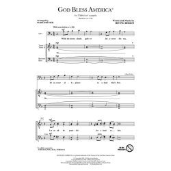 BERLIN IRVING GOD BLESS AMERICA (BRYMER MARK) TTBB DIV A CAPPELLA CHOR