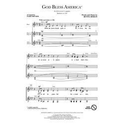 BERLIN IRVING GOD BLESS AMERICA (BRYMER MARK) SSAA DIV A CAPPELLA CHOR