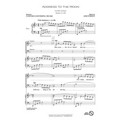 PURIFOY JOHN ADDRESS TO THE MOON SAB CHORAL