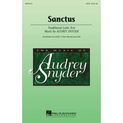 Snyder Audrey Sanctus Satb Chor