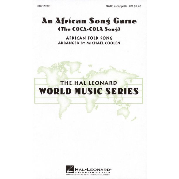 An African Song Game (The coca-cola song) : a capella
