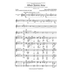 DILWORTH ROLLO & DUNBAR PAUL LAURENCE WHEN STORMS ARISE SATB DIV CHOR