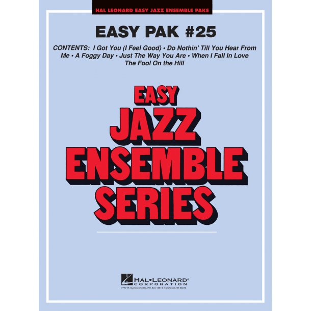 Easy Jazz Ensemble Pak 25