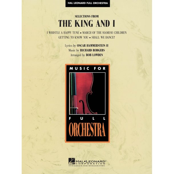 Selections from The King and I
