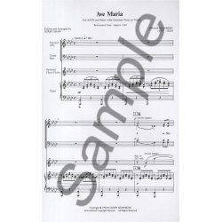 Franz Schubert: Ave Maria (Shaw) - SATB/Flute/Piano