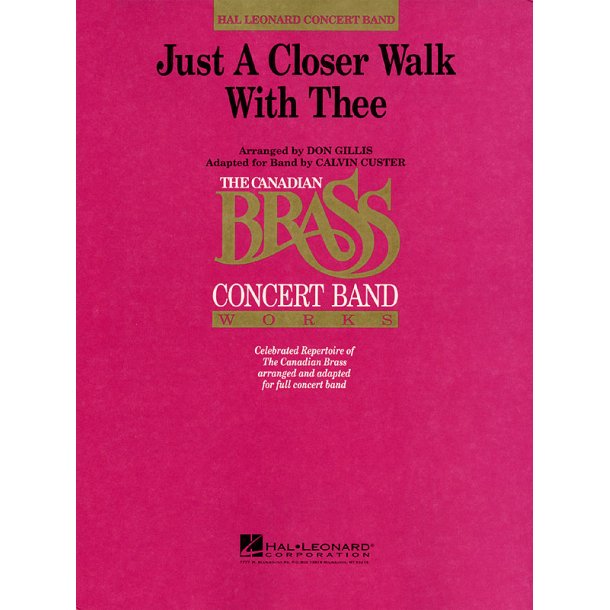 Just a Closer Walk With Thee